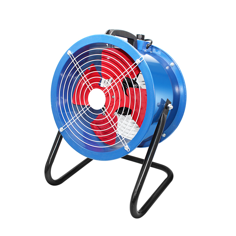 Výkonný přenosný ventilátor axiální tok podlahy, vysoce výkonný nastavitelný rychlostní ventilátor axiální tok ventilátoru