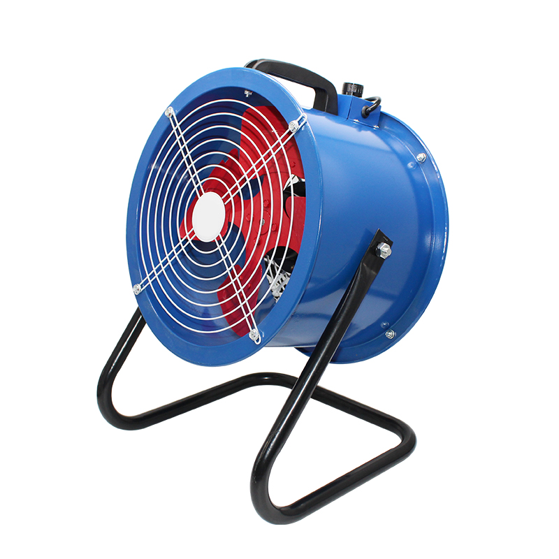Výkonný přenosný ventilátor axiální tok podlahy, vysoce výkonný nastavitelný rychlostní ventilátor axiální tok ventilátoru